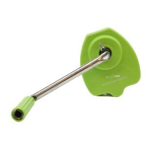 Home greenhouse sidewall ventilation crank