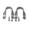 Greenhouse Cross Connectors - Galvanized Steel 2" x 1.375"