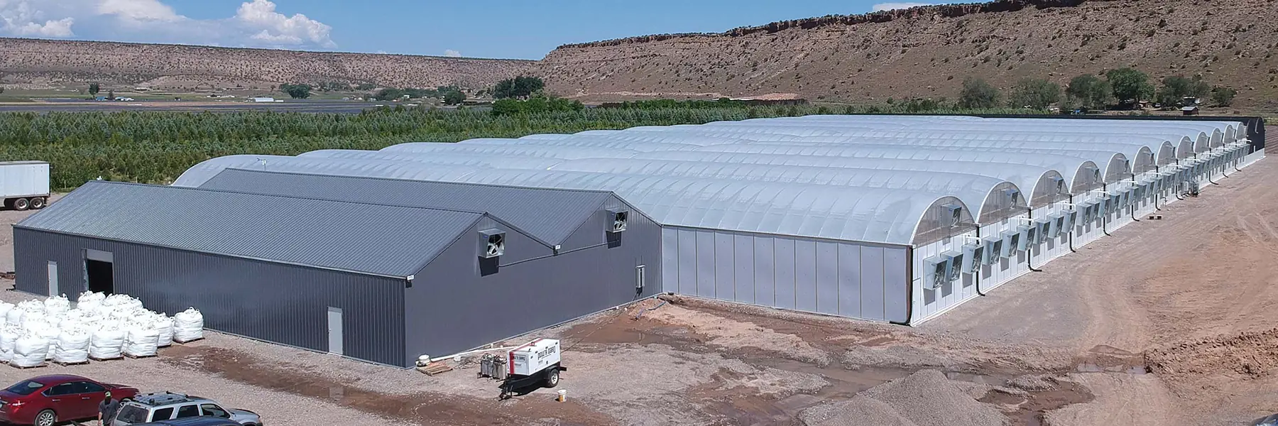 High-Efficiency Hemp Greenhouses
