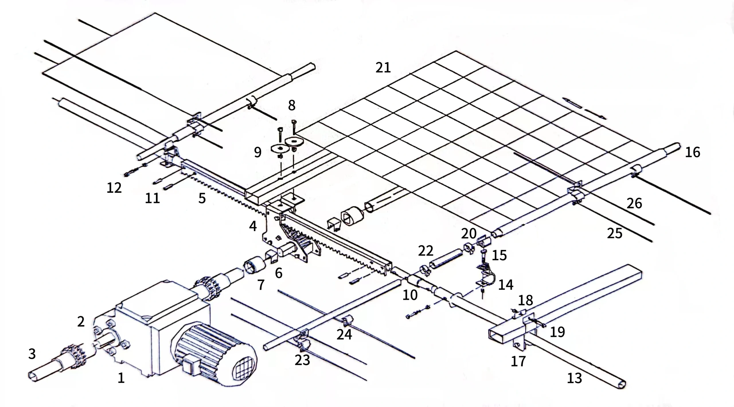 Schematic Diagram of Intelligent Greenhouse Shading System